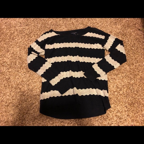 Navy and white American Eagle Sweater - M - Picture 1 of 3